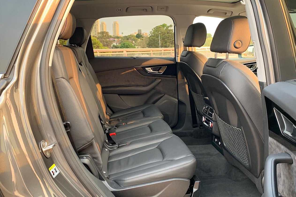 The Q7 has one of the roomiest seven-seat SUV cabins in this part of the market.